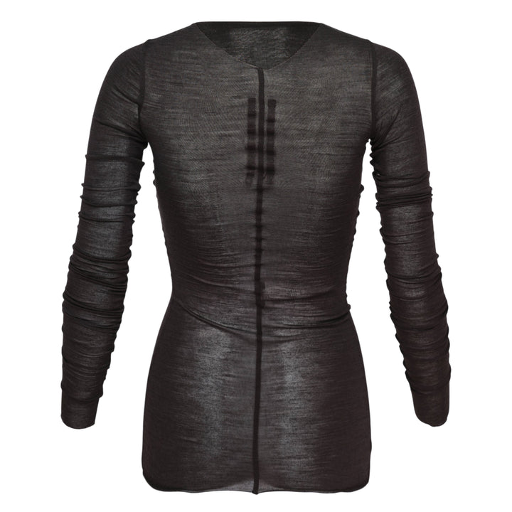Long Sleeve Wool Silk Tee