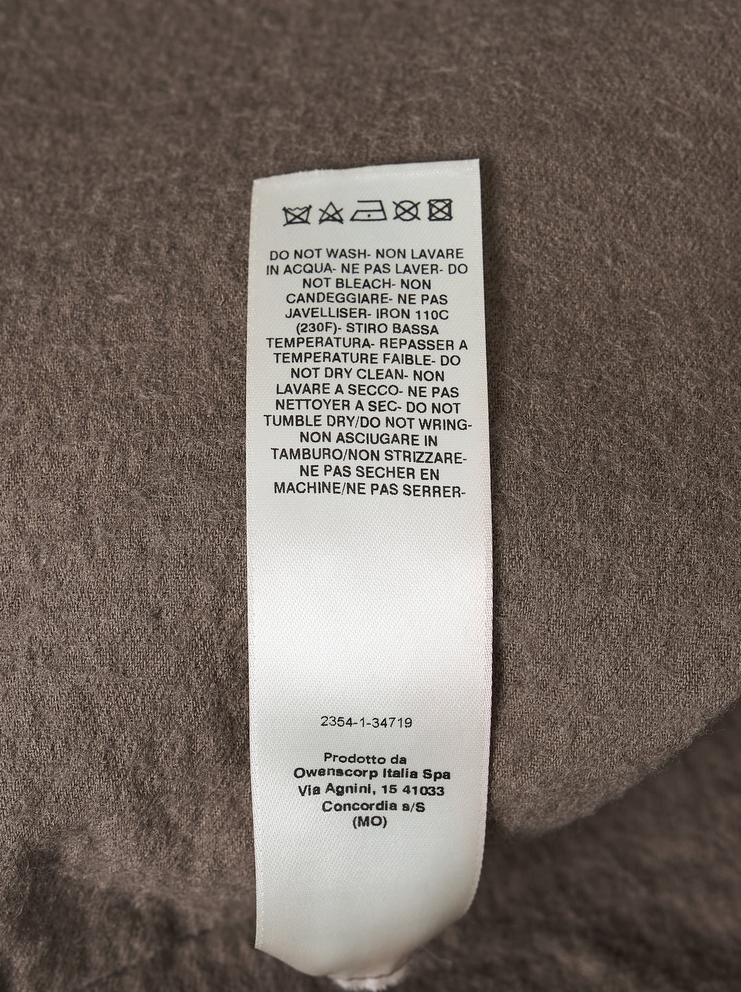 Rick Owens Velvet Twist Donut Cape - view 3