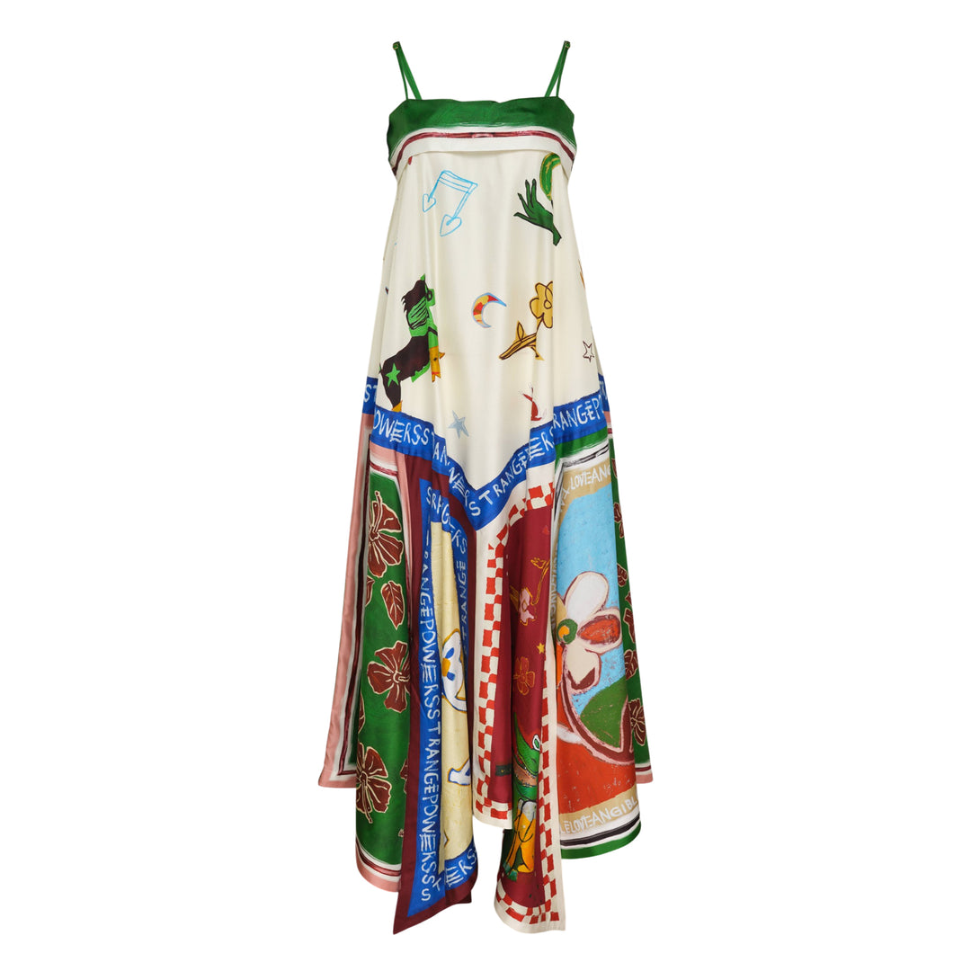 Tangible Love Silk Midi Dress