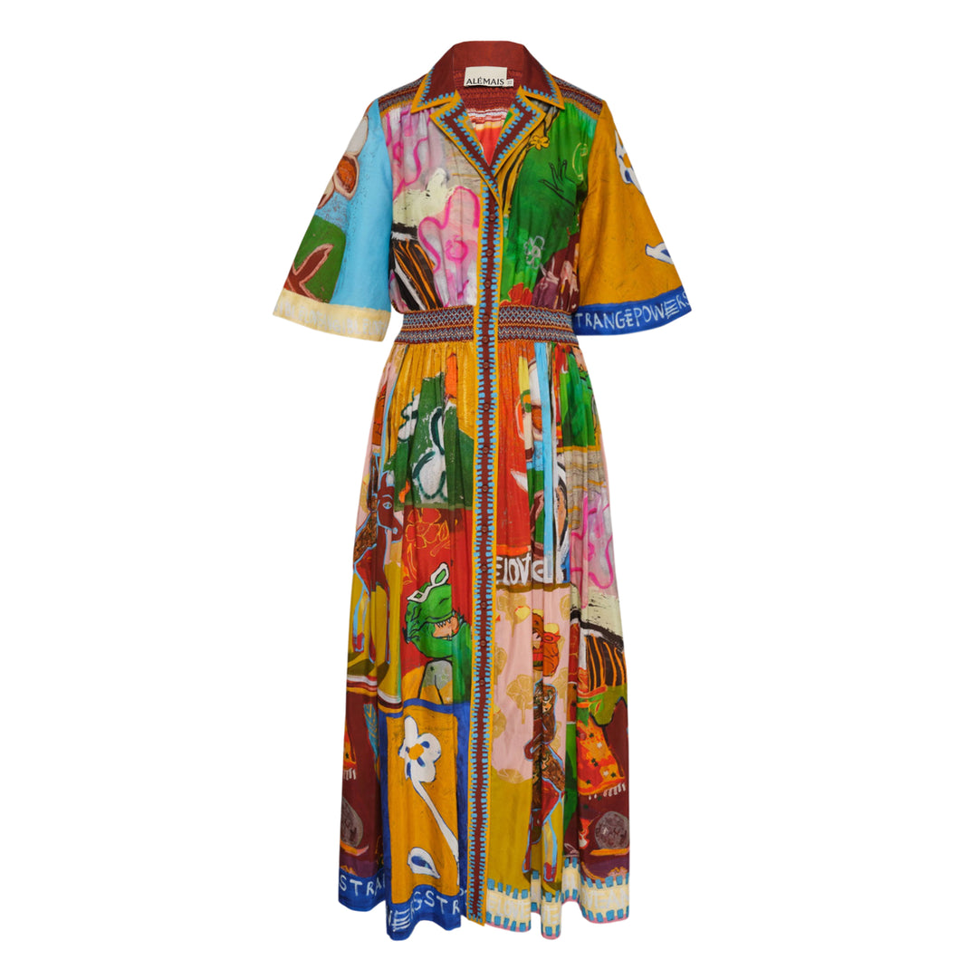 Mlak Printed Shirtdress