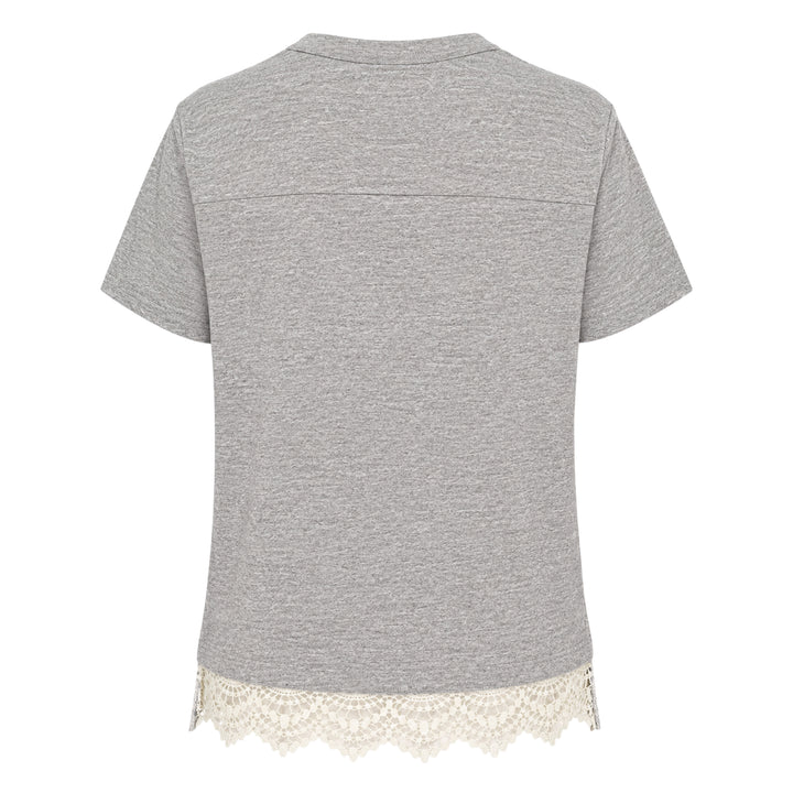 The Footballer Lace Trim Tee