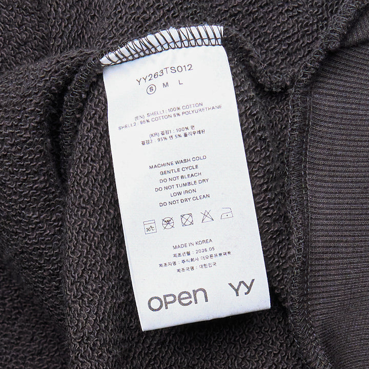 Slouchy V-Neck Sweatshirt