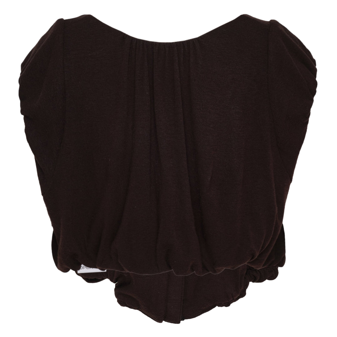 Shirred Jersey Vest