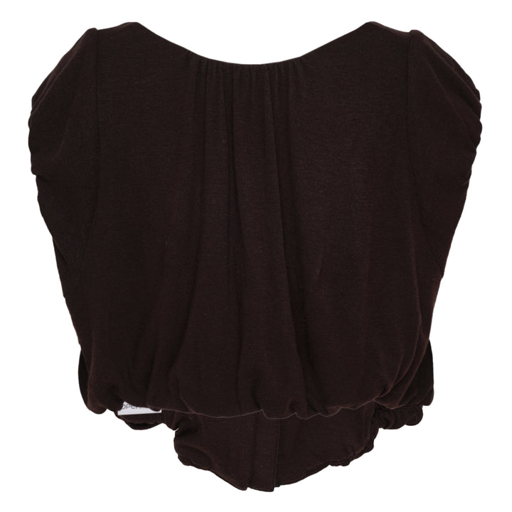Shirred Jersey Vest