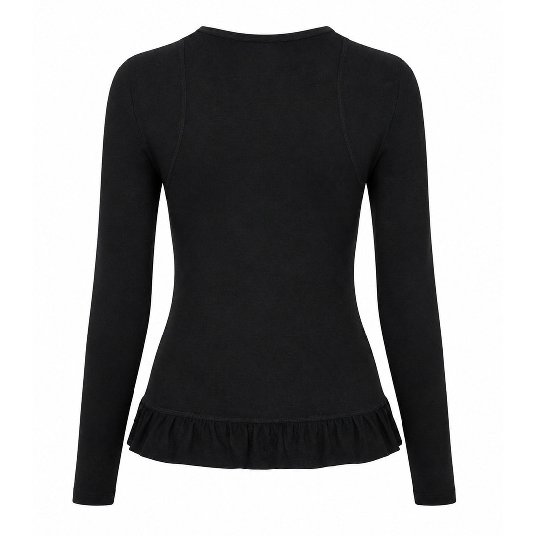 Dual Line Peplum Tee