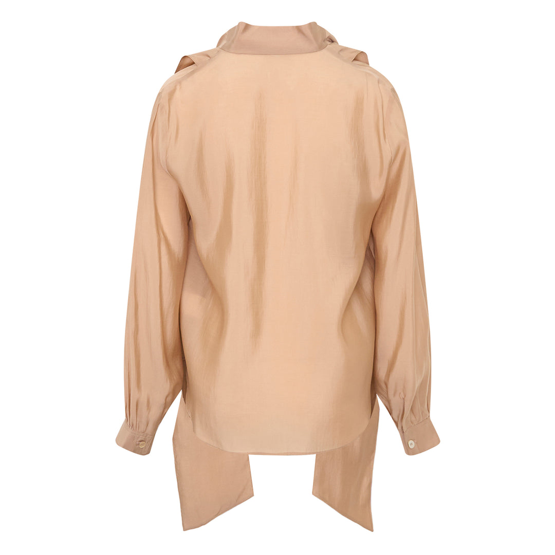 Scarf Drape Blouse