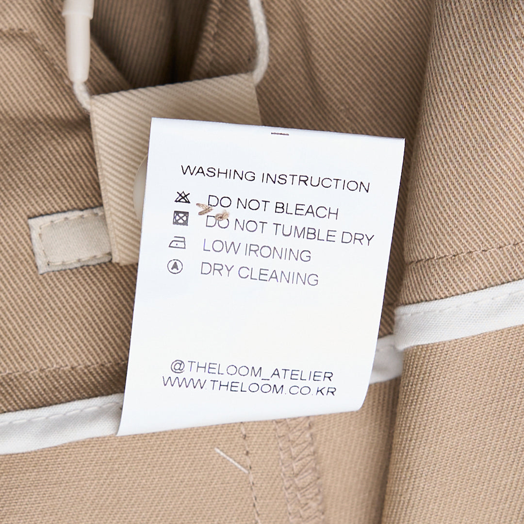 Spiral Line Barrel Trousers