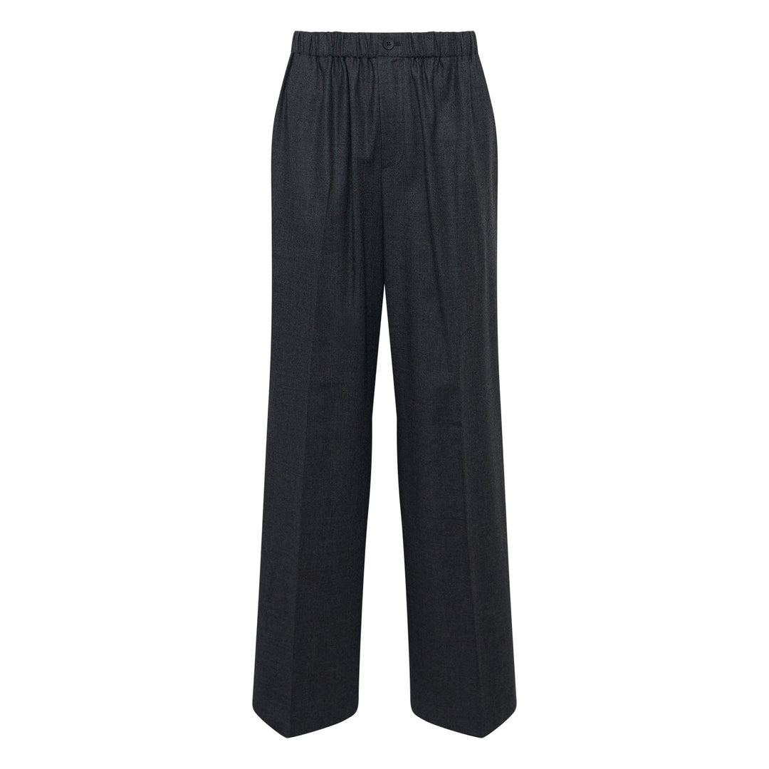 Wool Crease Band Trousers