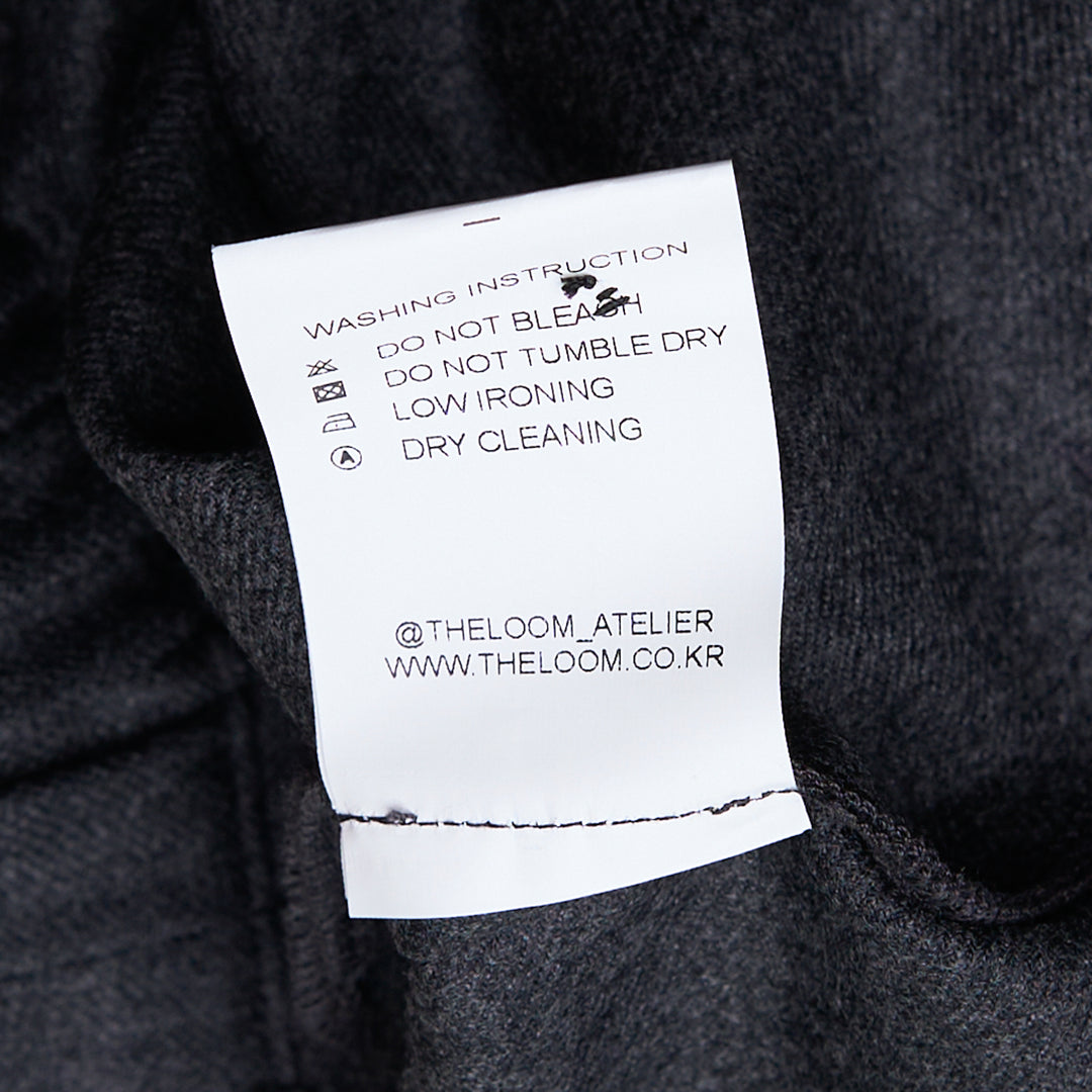 Wool Crease Band Trousers