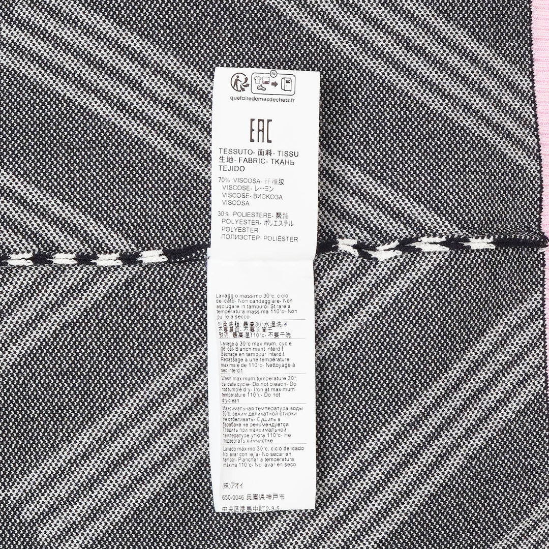 Diagonal Stripes Knit Skirt