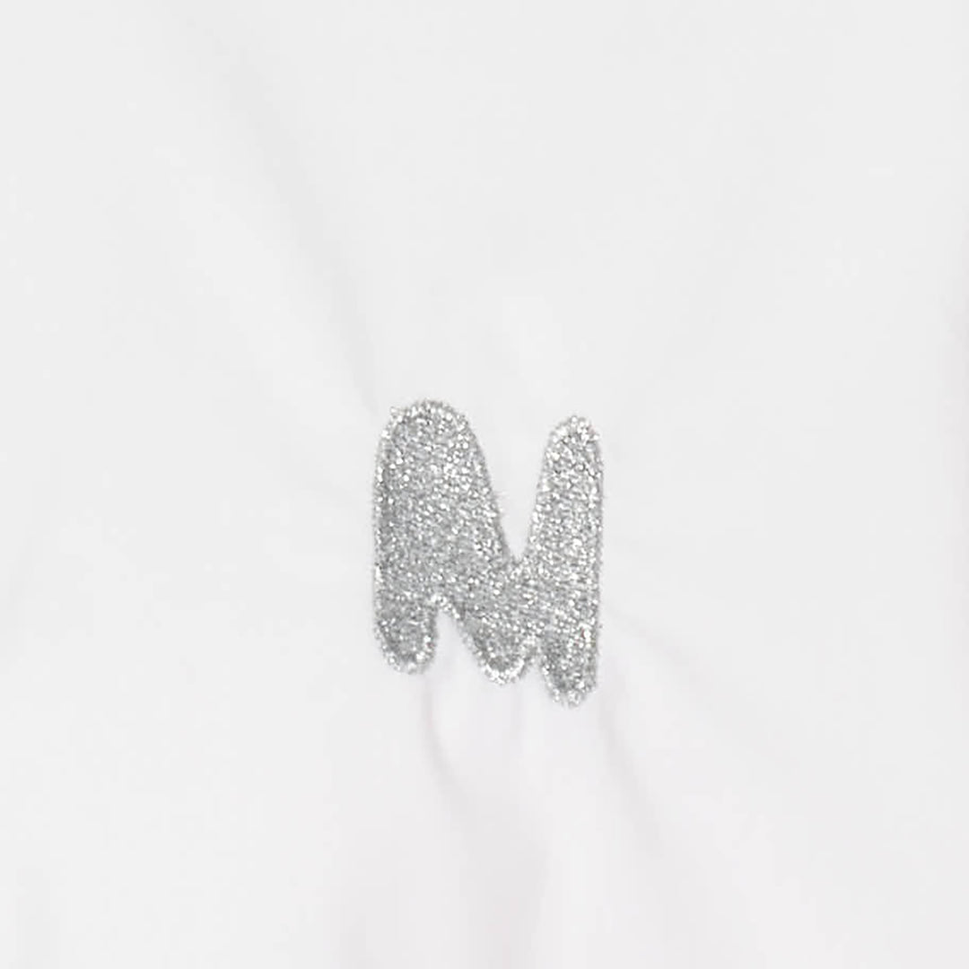 Embellished M Cropped Shirt