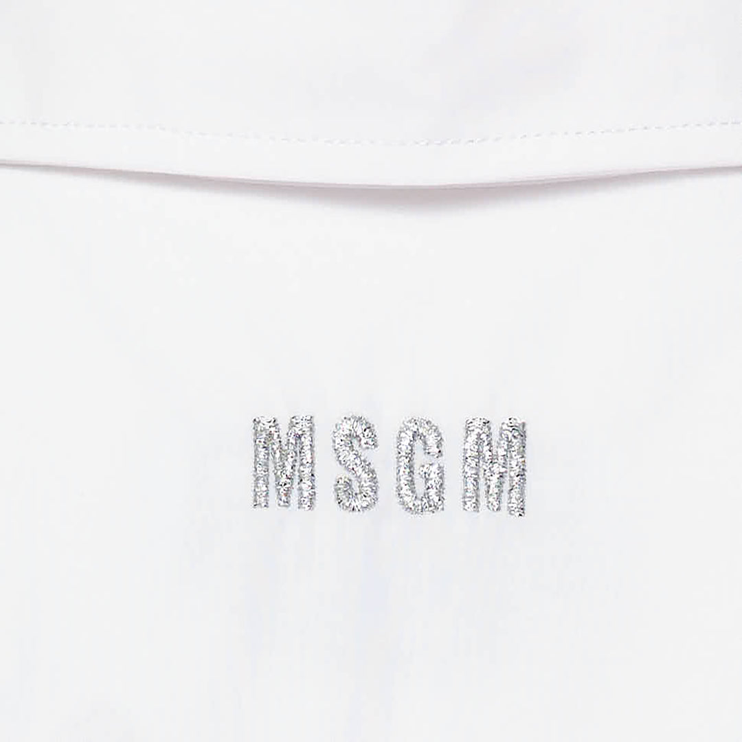 Embellished M Cropped Shirt
