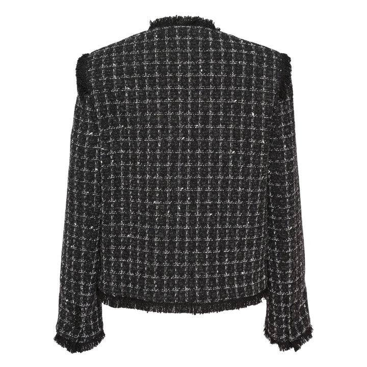 Checkered Tweed Jacket