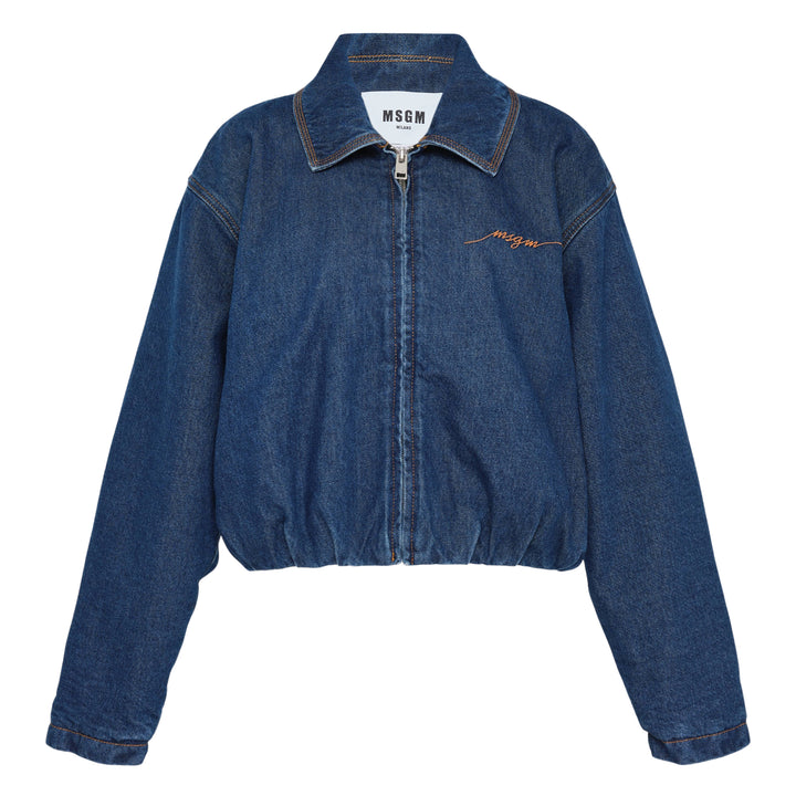 Denim Bomber Jacket