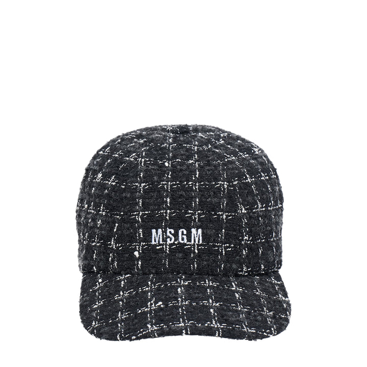 Checkered Tweed Cap