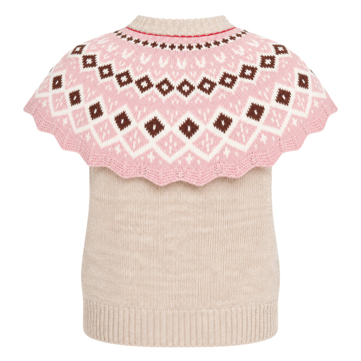 Knit Top With Capelet