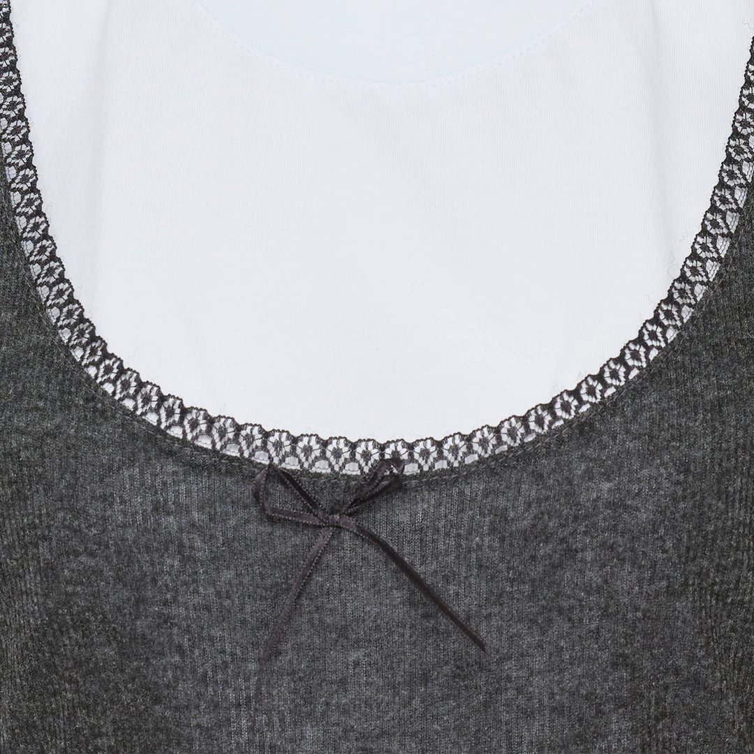 Layered Tank Top Tee