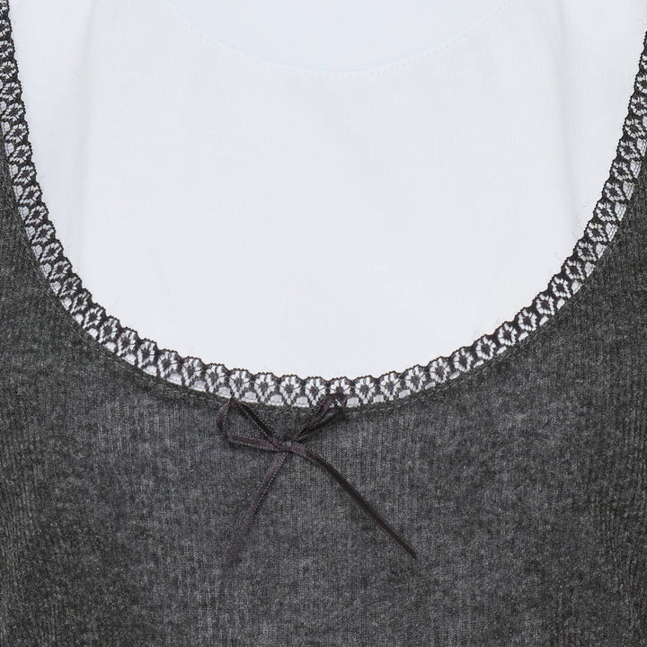 Layered Tank Top Tee