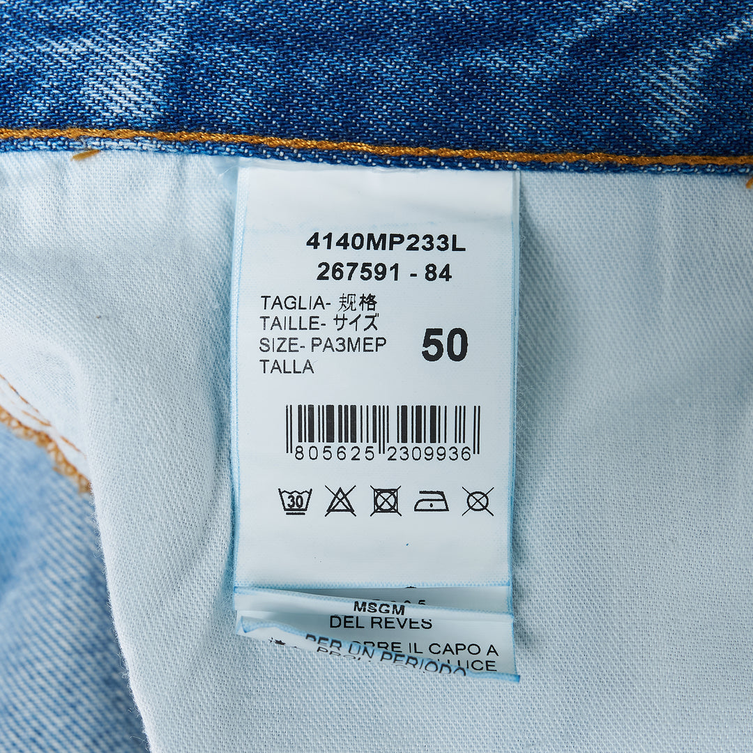 Jeans With Belt Straps