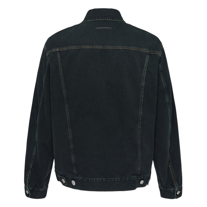Sticker Print Denim Jacket