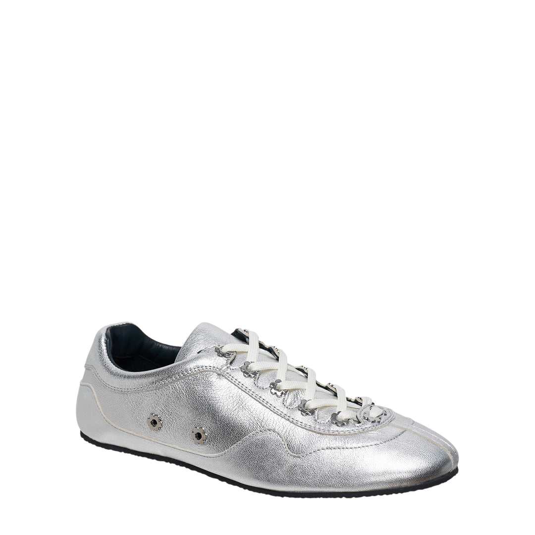 Stud Sneakers in Leather