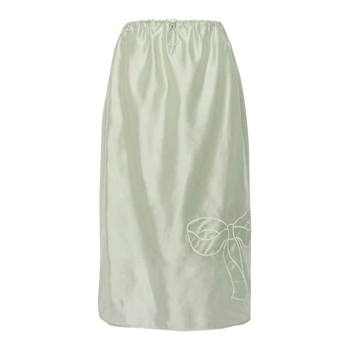 Hybrid Organza Midi Skirt