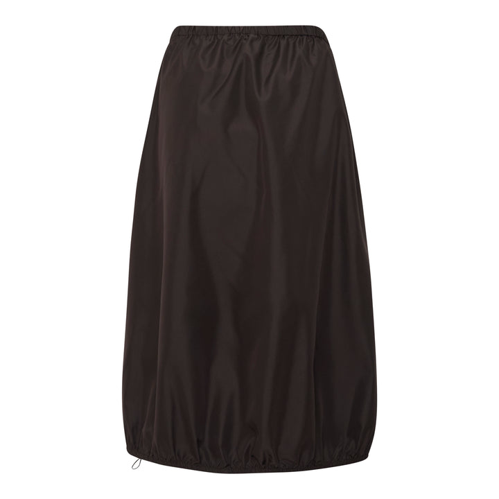 Recycled Faille Midi Skirt