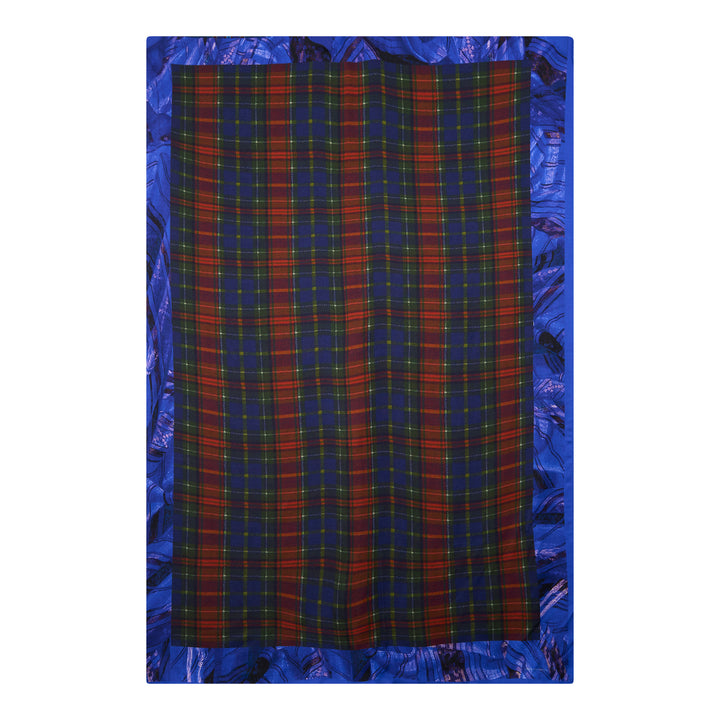 Twin Print Floral Pareo Scarf