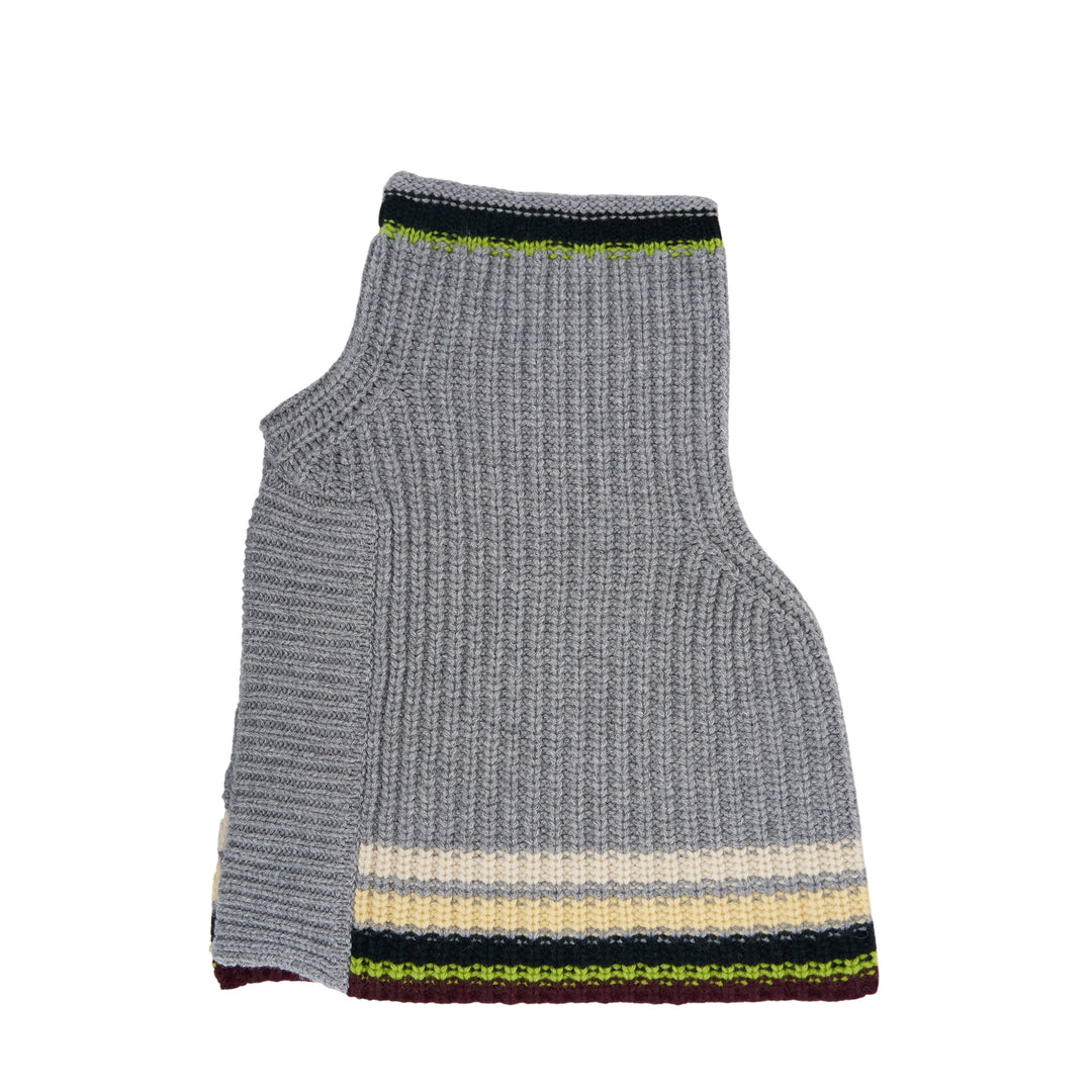 Striped Knit Collar