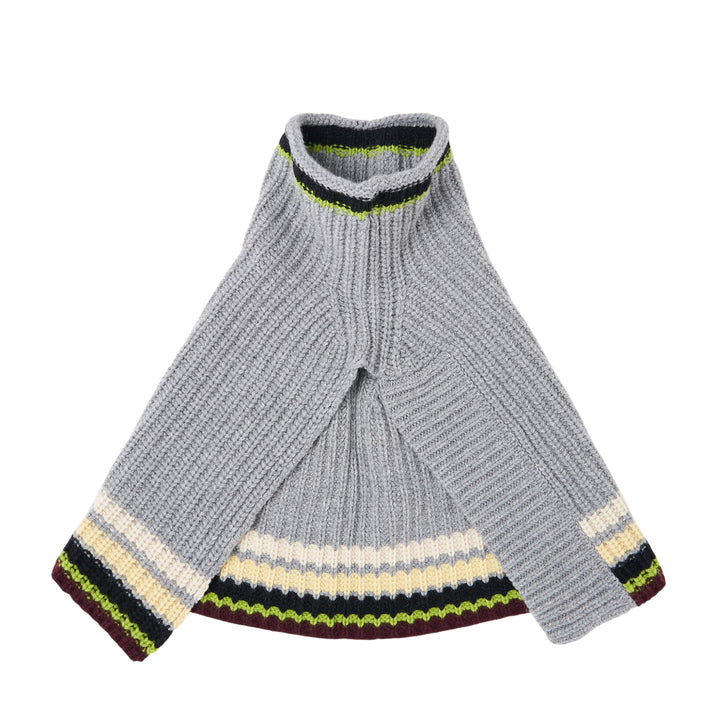 Striped Knit Collar