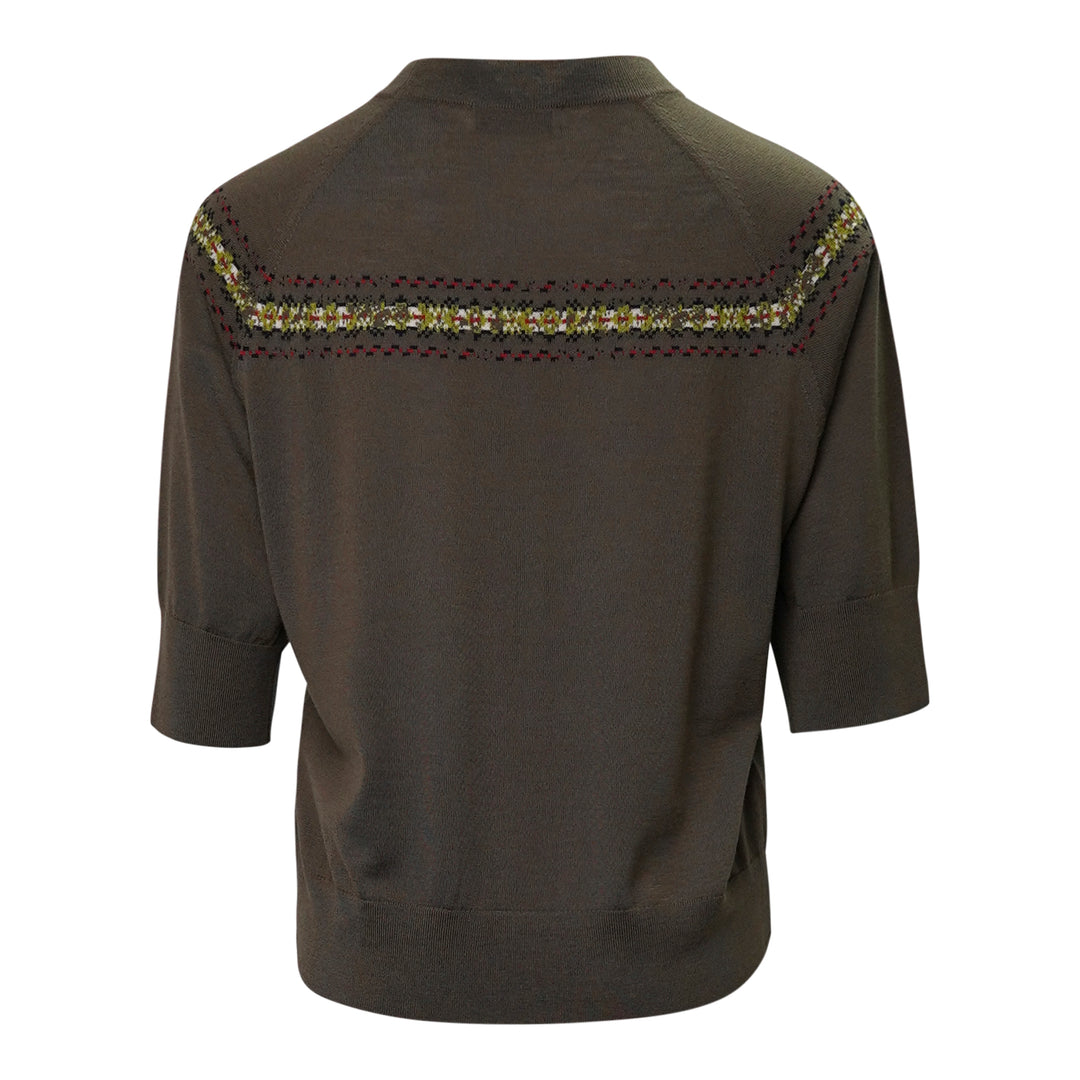 Dries Van Noten Fair Isle Stripe Knit Top - view 2