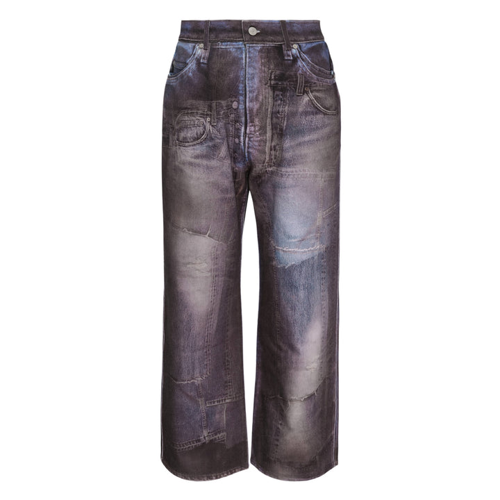 Illusion Patchwork Jeans