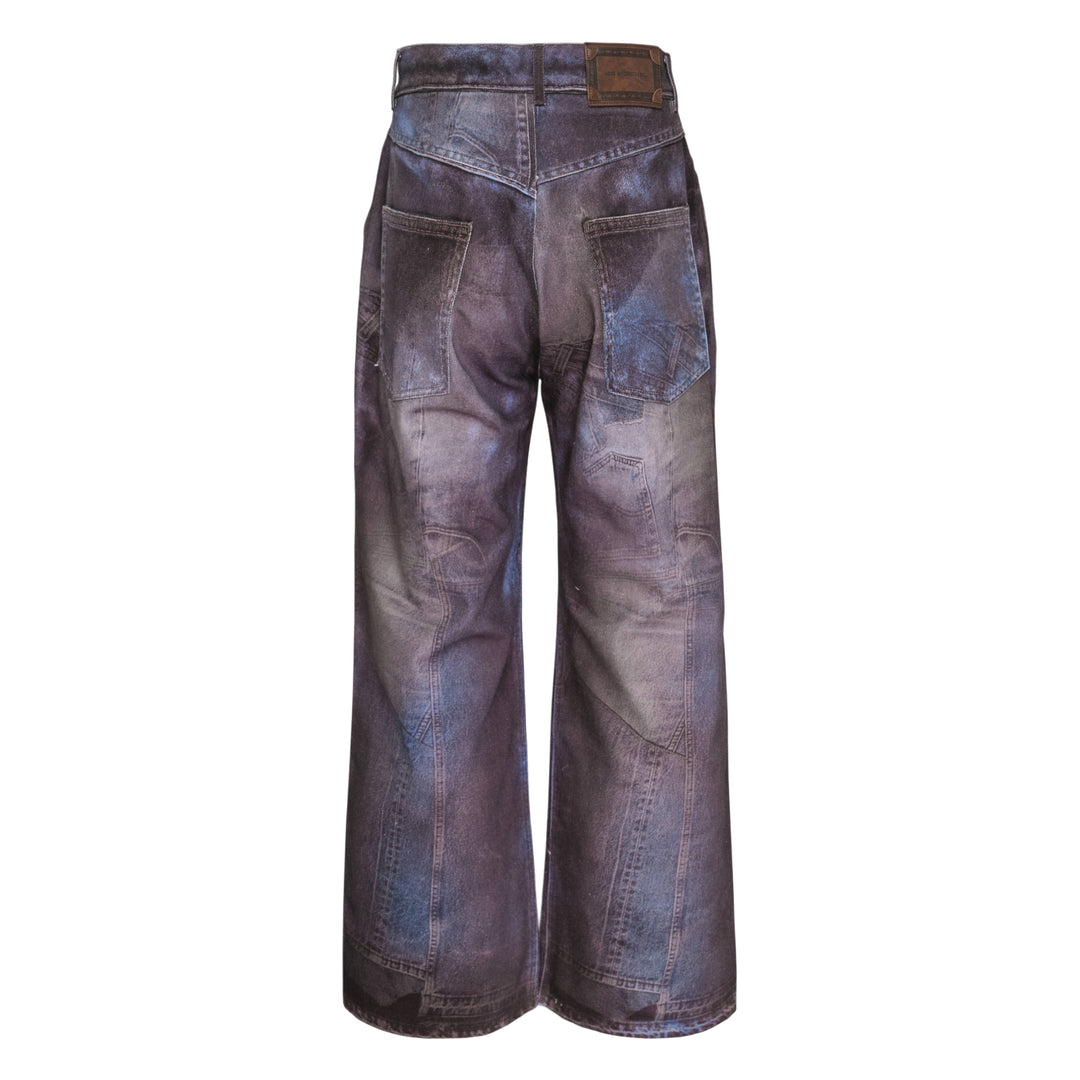 Illusion Patchwork Jeans