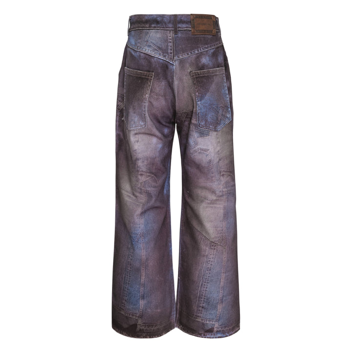 Illusion Patchwork Jeans