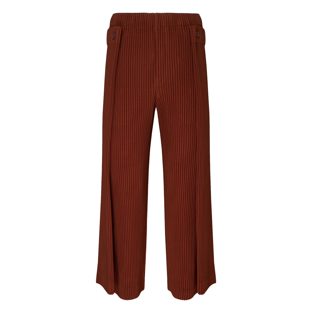 Motion Blur Pleated Pants