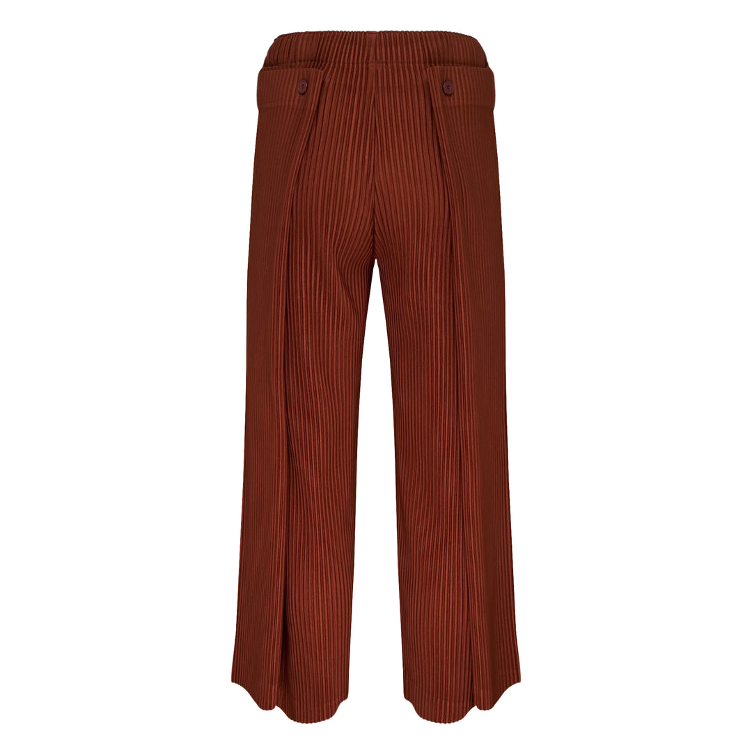 Motion Blur Pleated Pants
