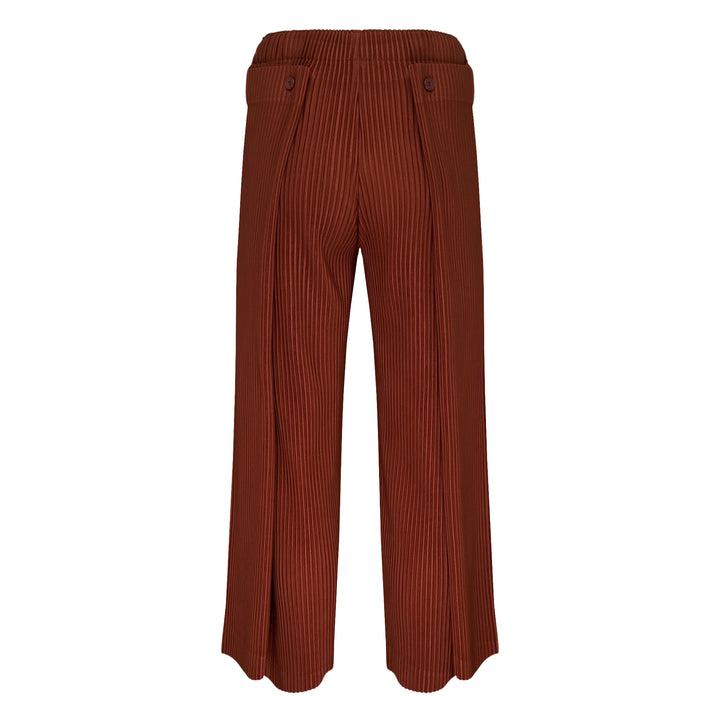 Motion Blur Pleated Pants