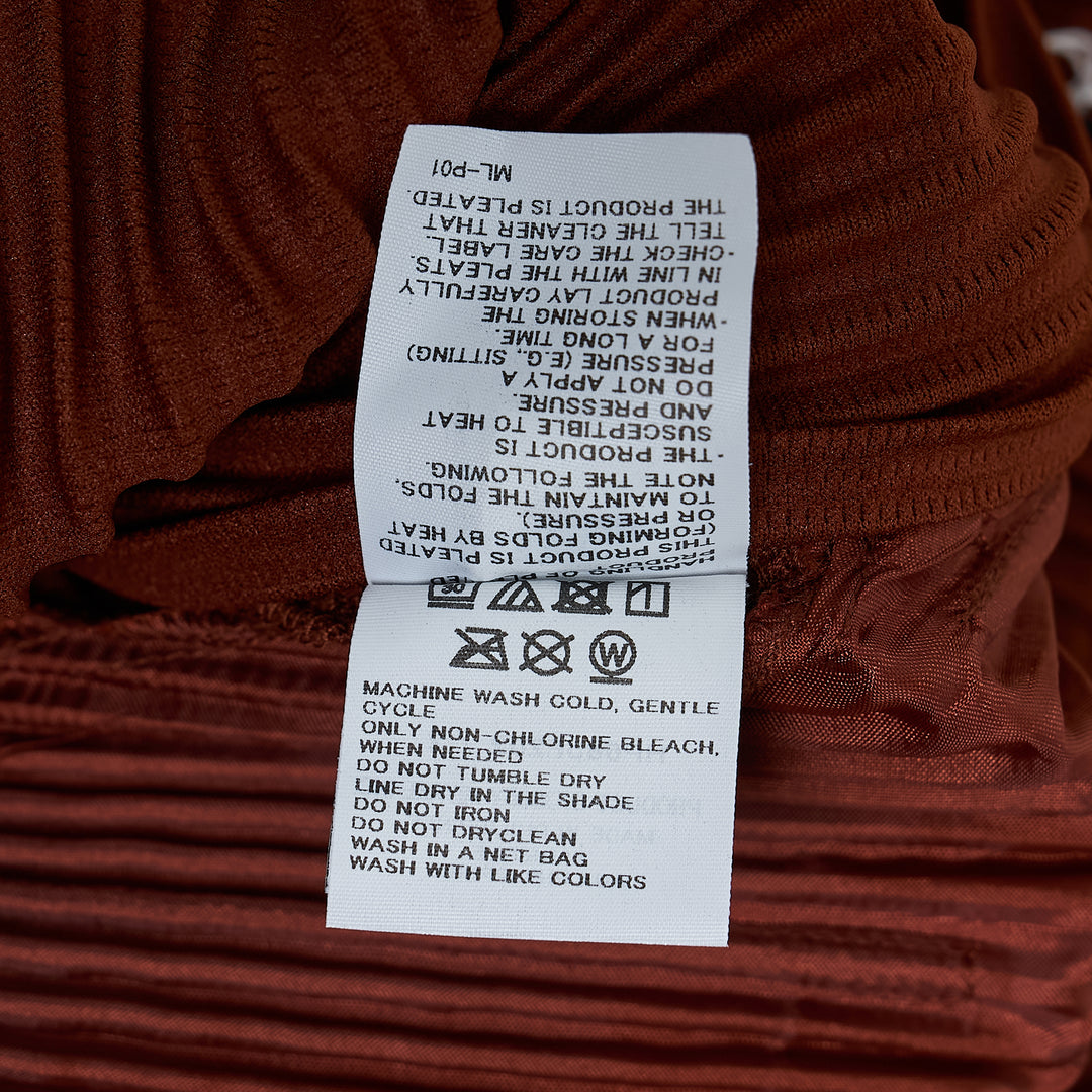 Motion Blur Pleated Pants