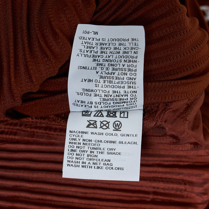 Motion Blur Pleated Pants