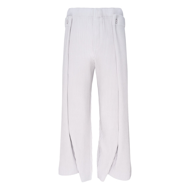 Motion Blur Pleated Pants
