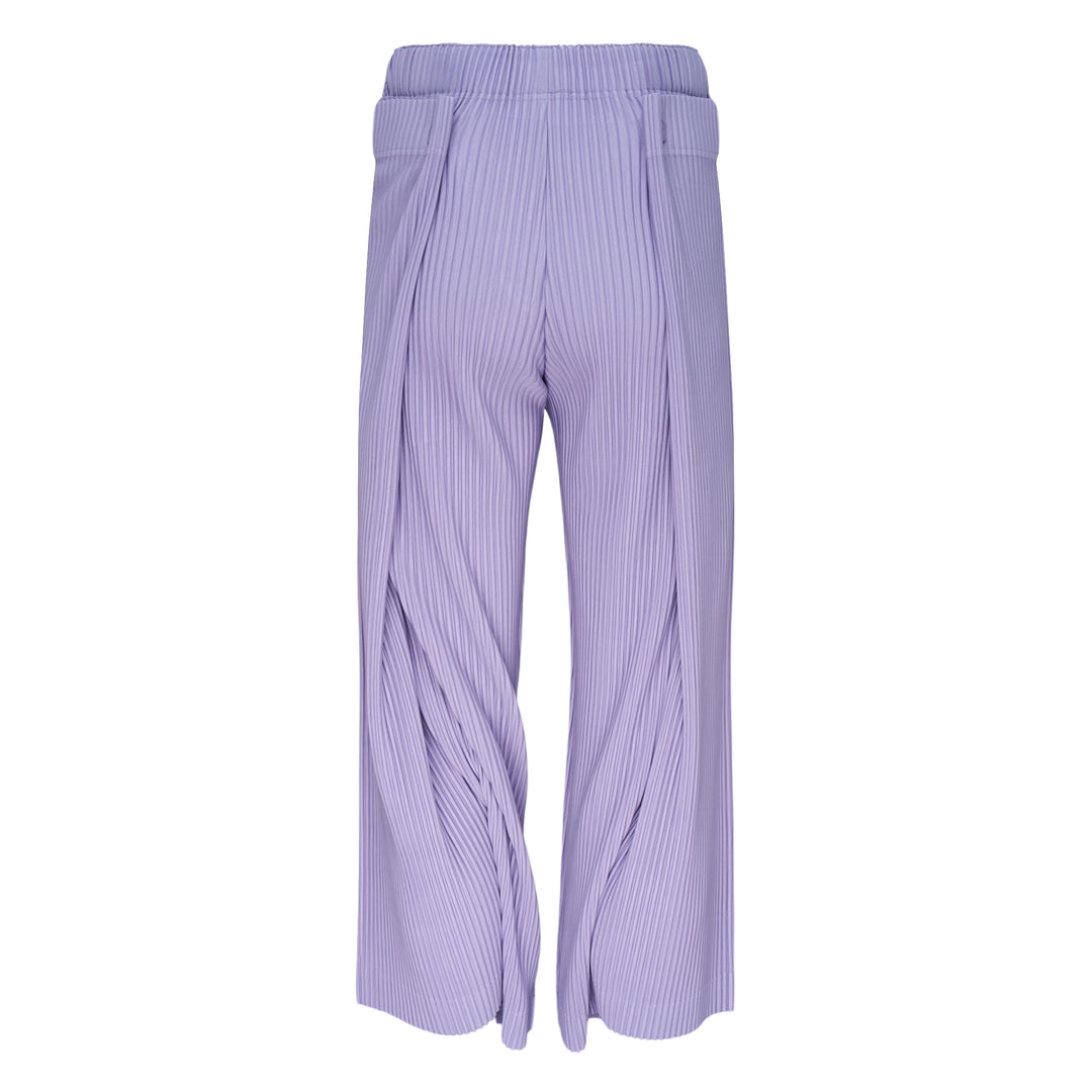 Motion Blur Pleated Pants
