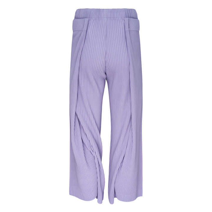 Motion Blur Pleated Pants