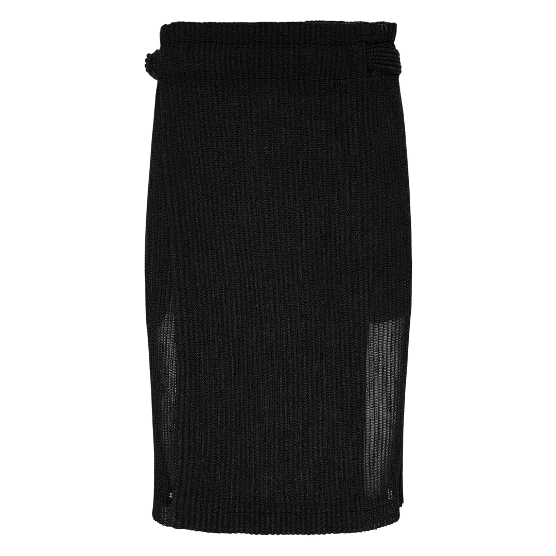 Rustic Mesh Pleated Skirt