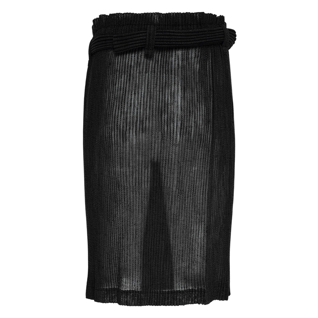 Rustic Mesh Pleated Skirt