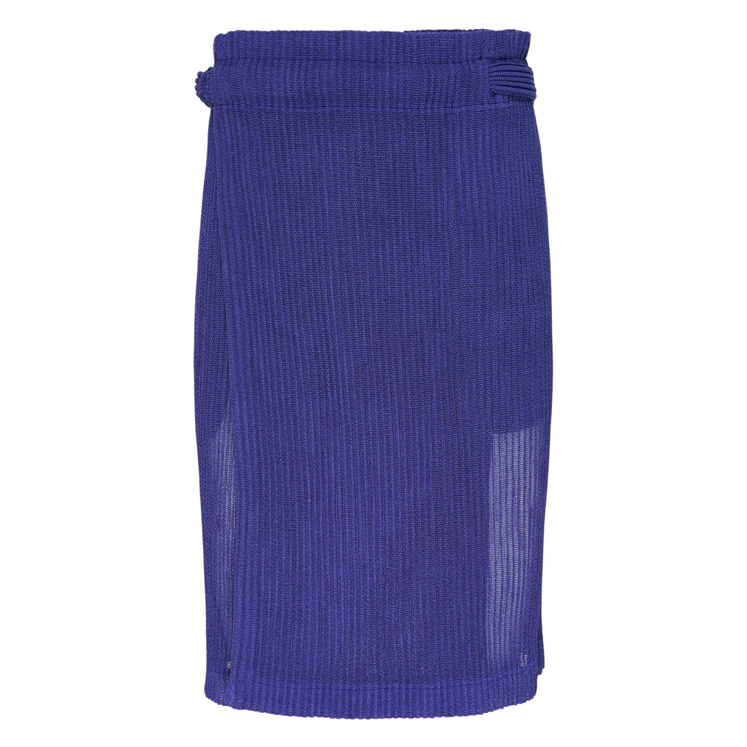 Rustic Mesh Pleated Skirt
