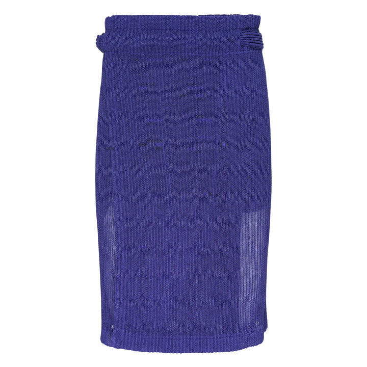 Rustic Mesh Pleated Skirt