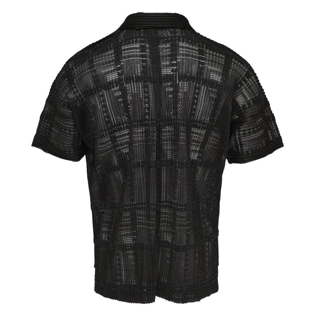 Lace Grid Pleats