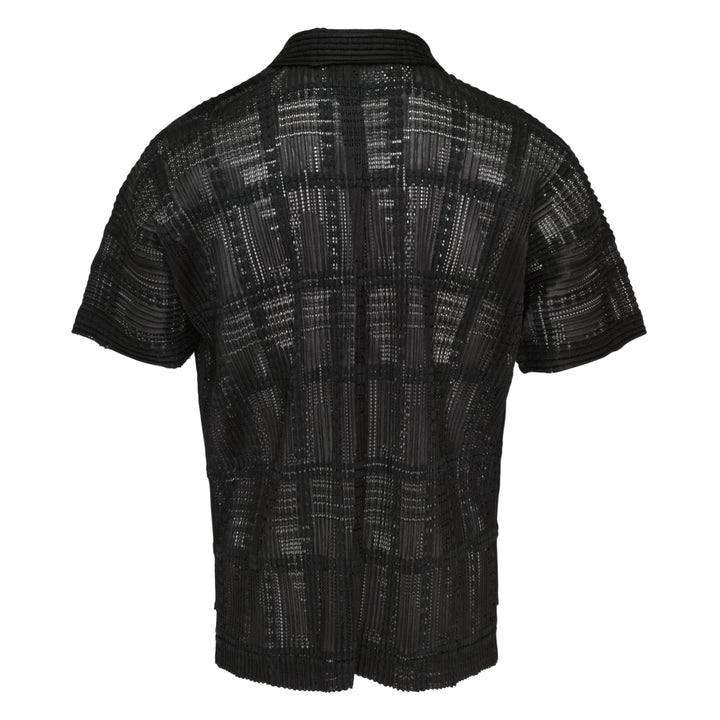 Lace Grid Pleats