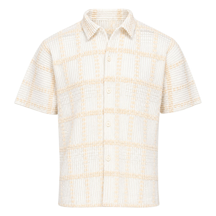 Lace Grid Pleats