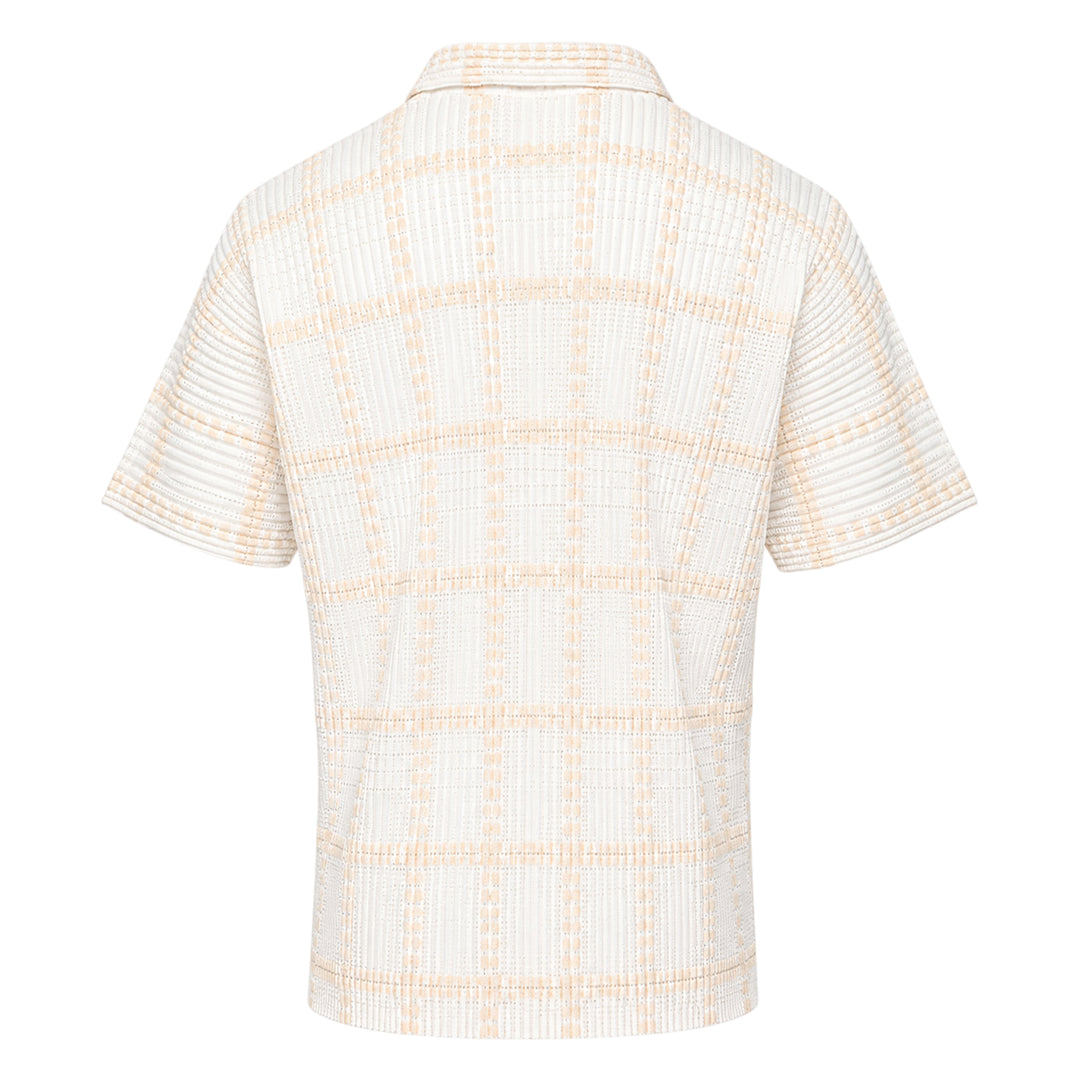 Lace Grid Pleats